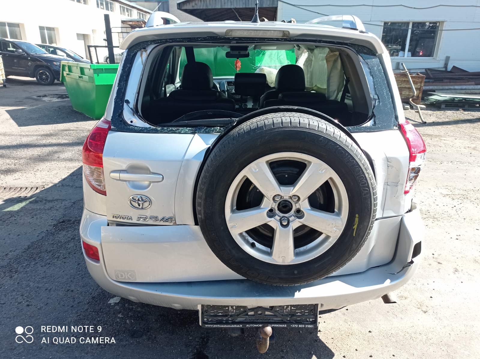 Used TOYOTA RAV 4 Rear side door opening handle outer and its details